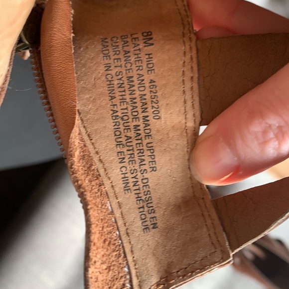 Franco Sarto cognac sandals Sz 8. - Picture 8 of 8